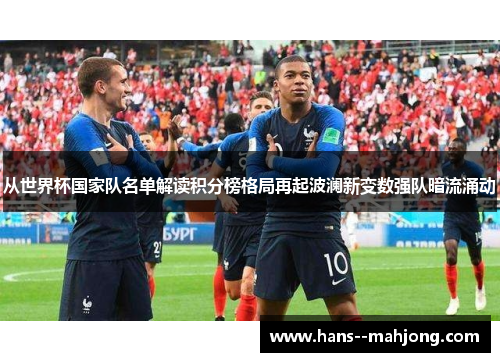 从世界杯国家队名单解读积分榜格局再起波澜新变数强队暗流涌动 从世界杯国家队名单解读积分榜格局再起波澜新变数强队暗流涌动